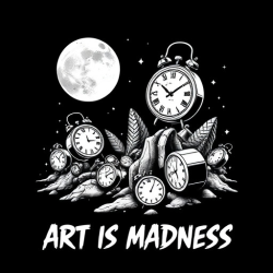 ART IS MADNESS Graphic T-Shirt