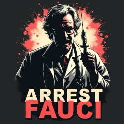 Arrest Fauci - Doctor's Madness Silhouette