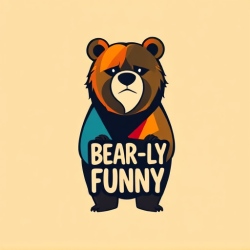 Bear-ly Funny Graphic Tee