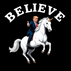 Believe in Magic Trump Unicorn Tee