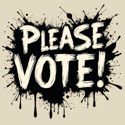 Bold 'Don't Vote!' Statement Graphic Tee